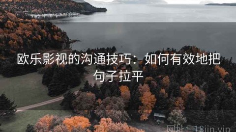 欧乐影视的沟通技巧：如何有效地把句子拉平